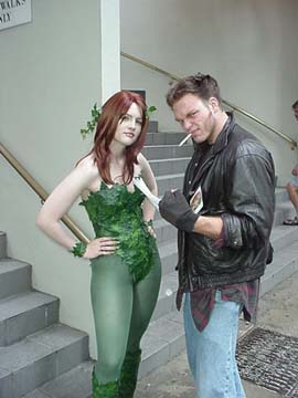 Poison Ivy with Wolverine - by Lindze