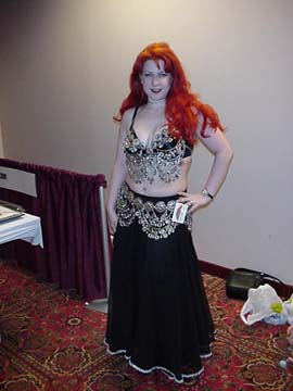 Traci as a Belly Dancer