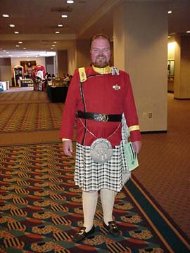 Scotty in Red and Kilted