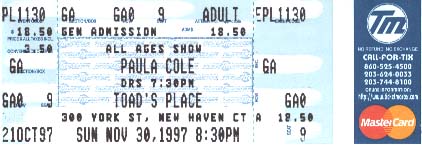 Paula Cole Concert